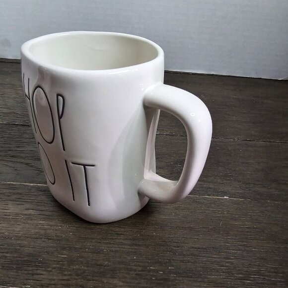 Rae Dunn Artisan Hop To It Easter Coffee Mug Magenta 2021 Farmhouse - Picture 2 of 8